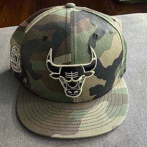 Chicago Bulls Camo SnapBack